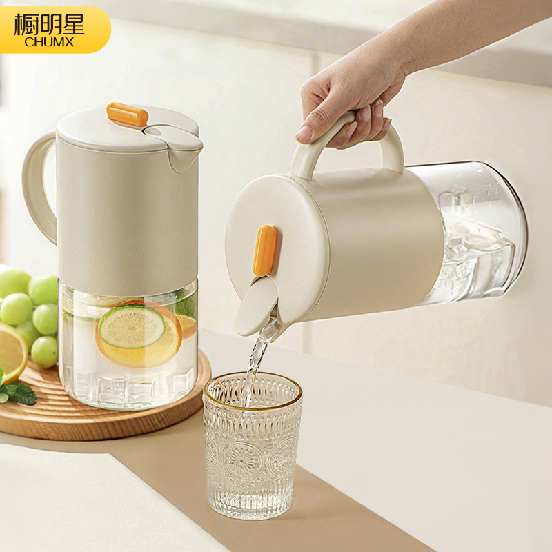 自动开盖高硼硅冷水壶