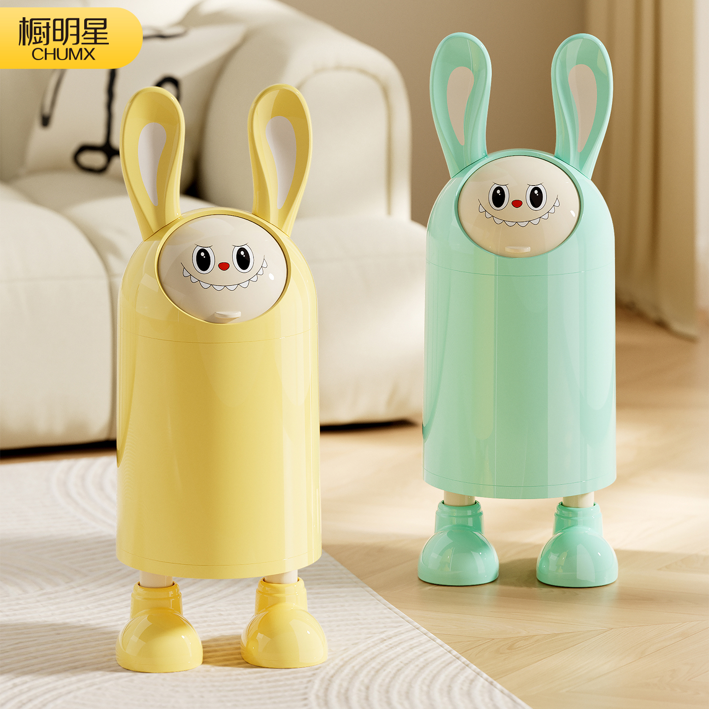 Labubu垃圾桶家用2025新款