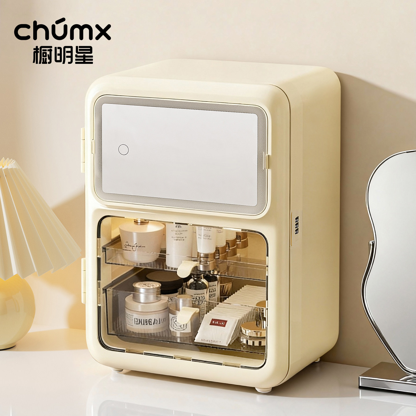 化妆品收纳盒桌面大容量高级感抽屉防尘盒子口红粉扑护肤品置物架,收纳整理,桌面收纳盒,淘宝优惠券,粉丝福利购,淘宝优惠卷