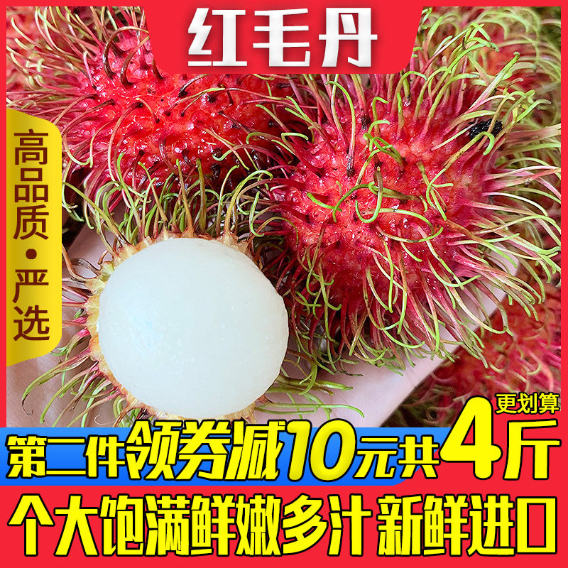 泰国越南进口红毛丹2斤毛荔枝新鲜毛丹稀有热带水果毛丹果|msdalam kategori daging perikanan/Buah-buahan segar dan sayur-sayuran/dimasak, buah-buahan segar, dan Kasar/Lychee berbulu - dari Buy2taobao.com untuk memberikan perkhidmatan ejen Taobao profesional membeli