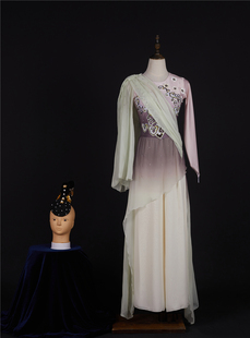 租赁/定制舞蹈寒依疏影+头饰演出服独舞表演服装女