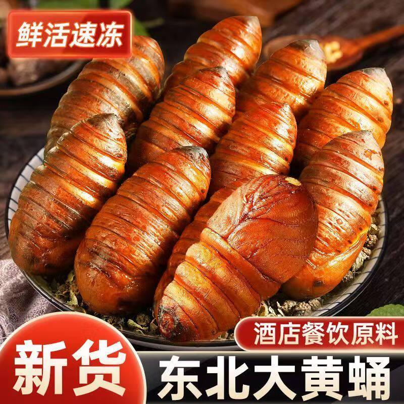 蚕蛹东北特产黑蚕蛹新鲜速冻