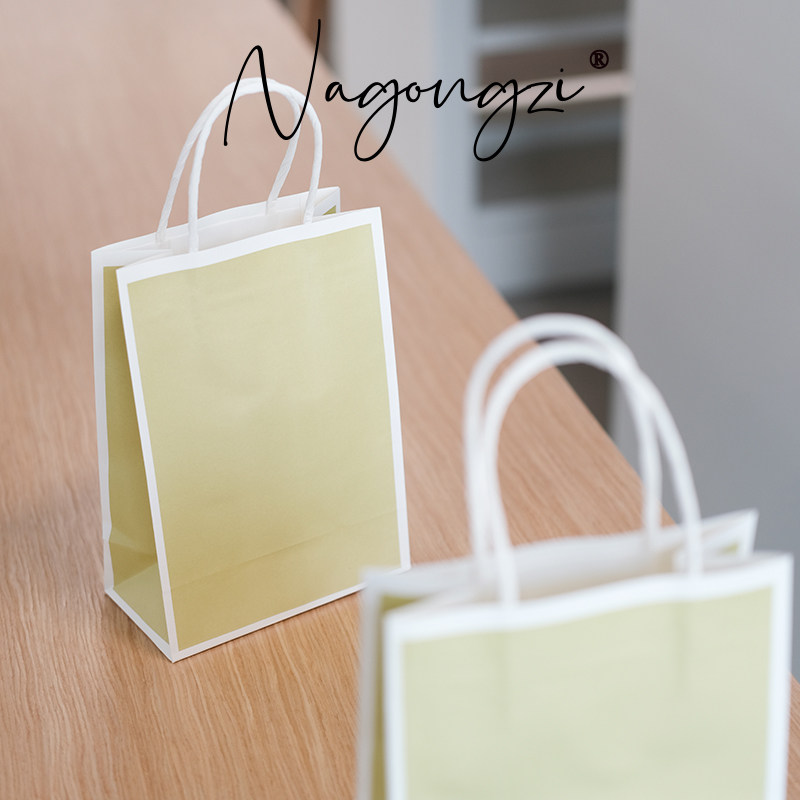 牛皮纸袋手提袋纸袋定制礼品袋礼物新年包装外卖打包袋子印刷logo