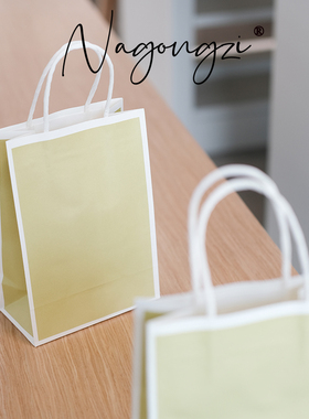 牛皮纸袋手提袋纸袋定制礼品袋礼物新年包装外卖打包袋子印刷logo