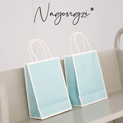 牛皮纸袋手提袋纸袋定制礼品袋礼物新年包装外卖打包袋子印刷logo