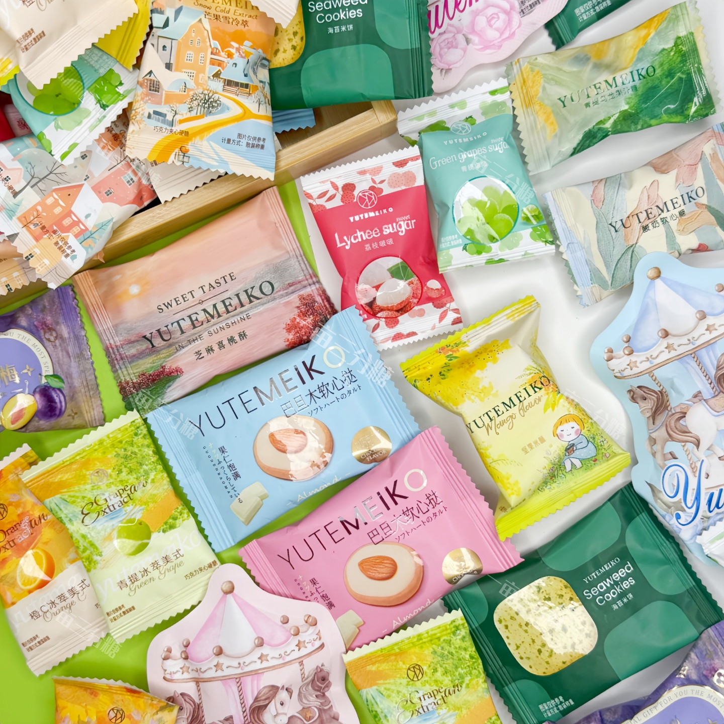 YUTEMEIKO羽田铭菓热销糖果混装