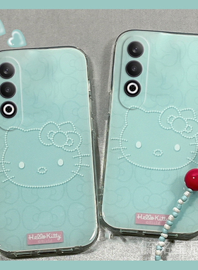 适用oppok12手机壳k12s/k11x新款k12plus蓝色KT猫k10pro活力版k7可爱k9s挂绳k3硅胶HelloKitty女生k5高级感k1