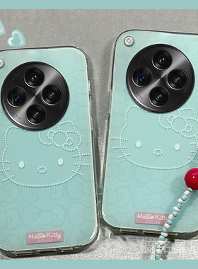 适用oppofindn5手机壳翻盖findn3flip折叠屏findn2flip新款findn蓝色KT猫折叠款可爱带挂绳的硅胶HelloKitty