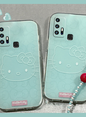 适用vivoz6手机壳z5新款z5x蓝色KT猫z3可爱z3i带挂绳的z1软硅胶HelloKitty女t1高级感z1x网红t2x超火z1i小众