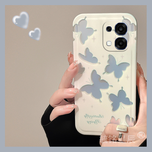 适用oppoa6手机壳a3pro新款a6max镭射a6i+gt蝴蝶ins风a5女a5x透明的a3x硅胶a3iplus小众a2高级感a1活力版可爱