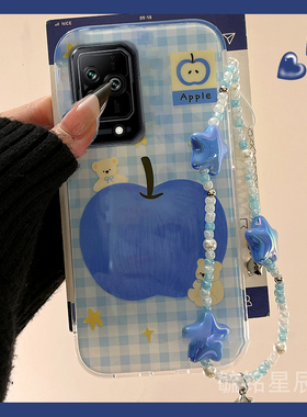 适用小米黑鲨5pro手机壳5rs新款3蓝色3s小熊4带挂绳4s小众的可爱情侣硅胶防摔全包高级感透明保护套超好看女