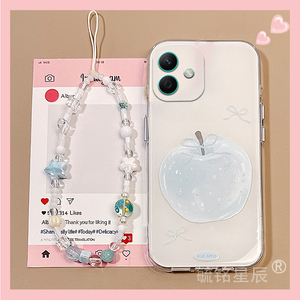 适用华为荣耀play9t手机壳8t新款7tpro白色9c苹果8tpro带挂绳的5活力版4防摔4tpro高级感3小众6c硅胶6t全包女