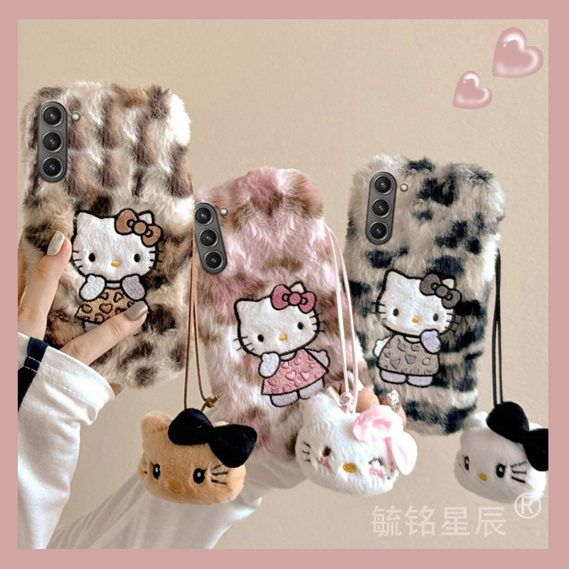 适用三星w25手机壳zflip6翻盖zflip5折叠屏4毛绒3可爱zfold6小猫2情侣款w24flip折叠款w23防摔w21秋冬w20网红