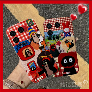 适用iqoo13pro手机壳neo9新款10可爱9pro猫咪z9turbo+卡通z10鼬鼠z5x红色7透明5硅胶的z5创意高级感ins风防摔
