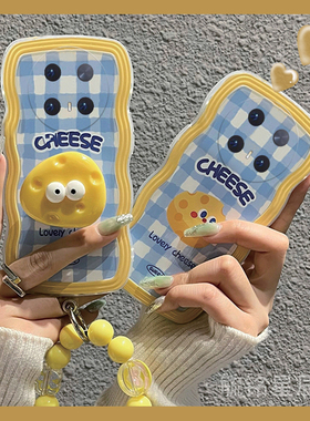 适用华为mate60pro手机壳p30新款20pro黄色9卡通10奶酪p70波浪边70带支架的30e腕带60链条nova12可爱棋盘格子