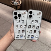 晱晱十个勤天相簿手机保护壳适用苹果iPhone17pro透明VIVO华为P80红米K70苹果15华为vivo小米oppo透明太空壳