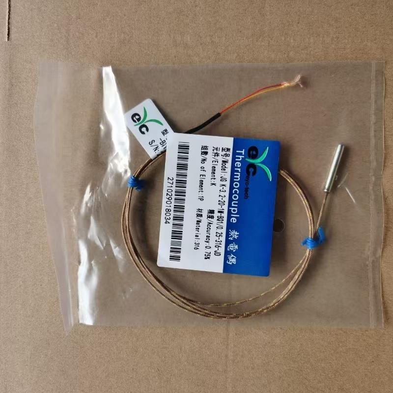 全新高精度高灵敏度端面耐磨热电偶JG K-3.2-20-1M-BQ1/0.25 316-