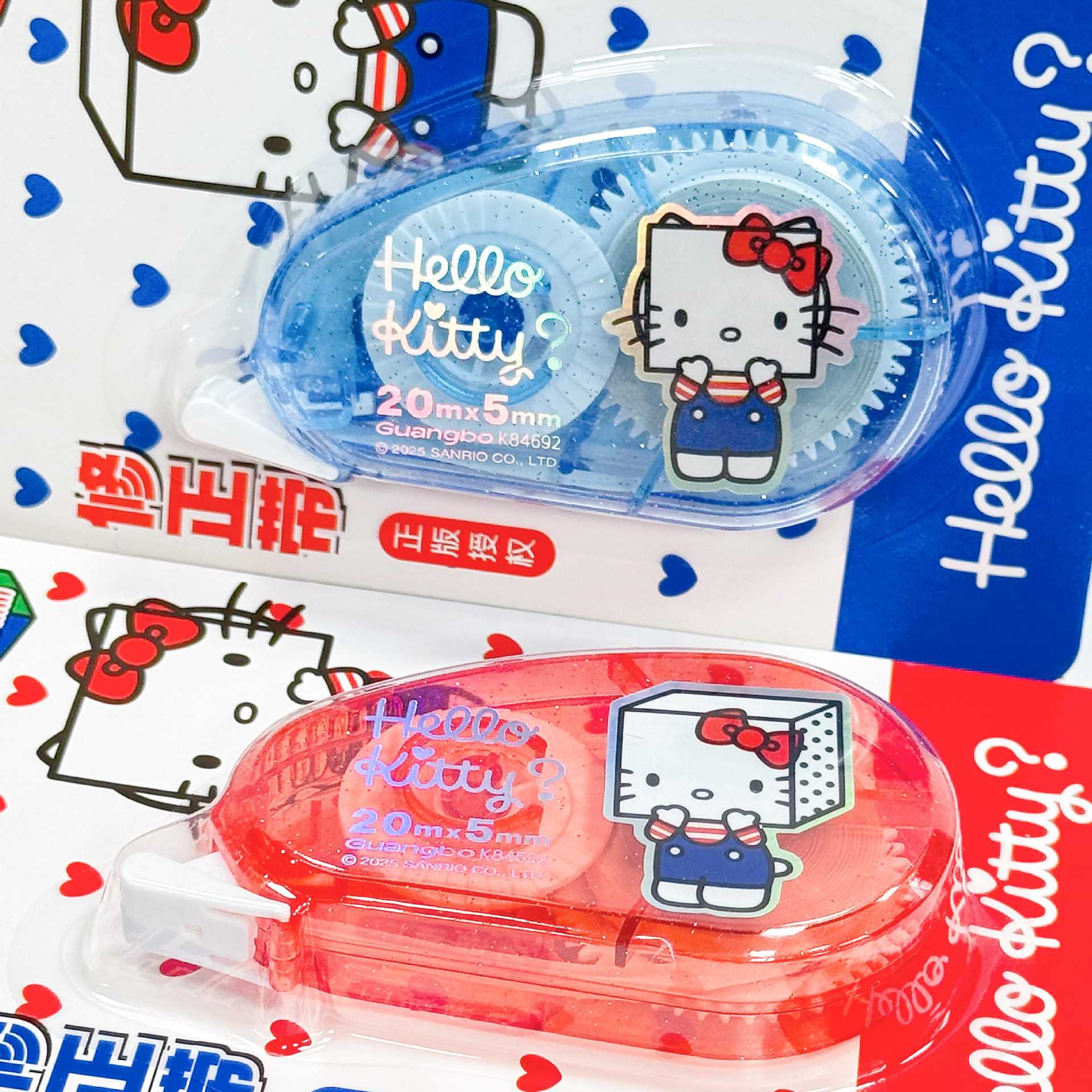 广博HelloKitty卡通修正带20m长