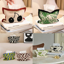 加工定制针织纸巾袋客厅纸巾包收纳高端餐巾纸餐桌针织布艺纸巾盒