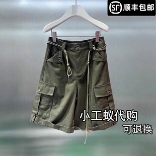 五分裤 REVANYAYA芮范雅2026夏季 马裤 立体口袋工装 RK31303207 新款