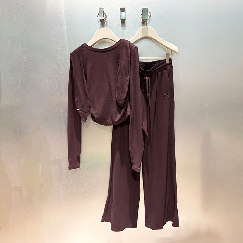 芮范雅休闲上衣直筒裤子卫衣套装