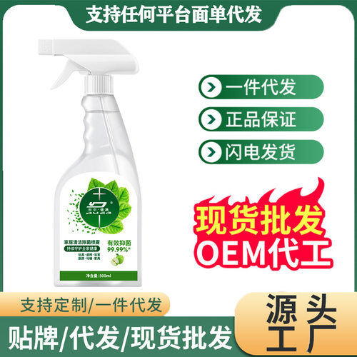 家居清洁除菌喷雾冰箱清洁剂去除异味免水洗家用多功能清洁剂