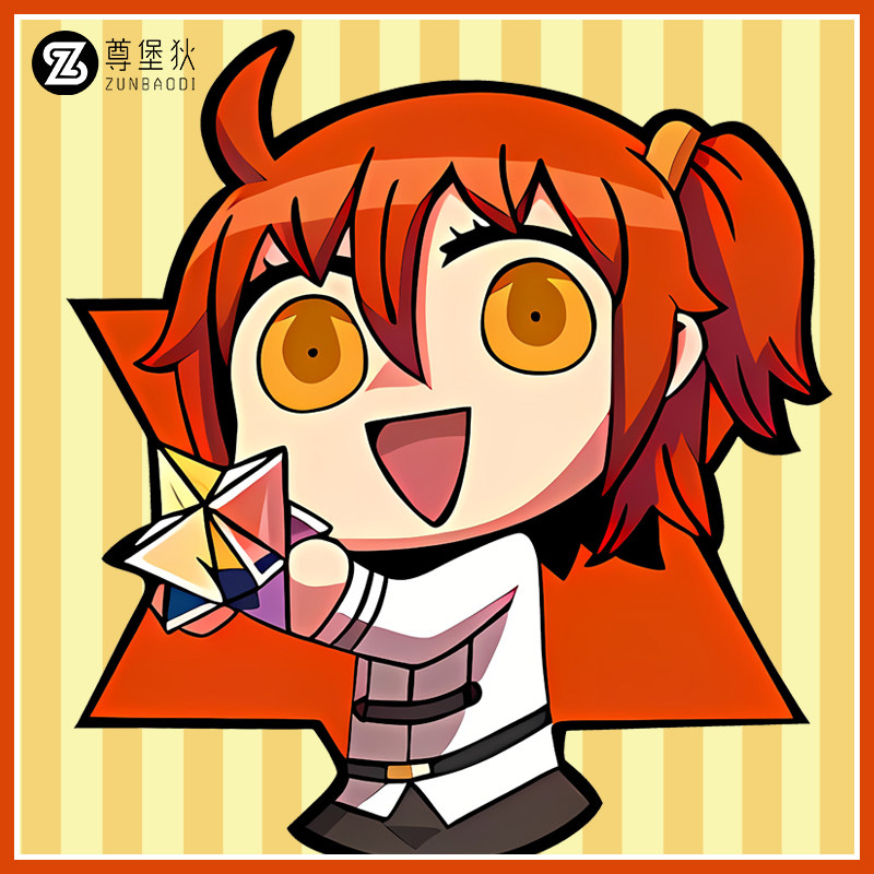 FGO咕哒子fate周边贞德saber男女动漫短袖日系二次元痛衣宅服T恤