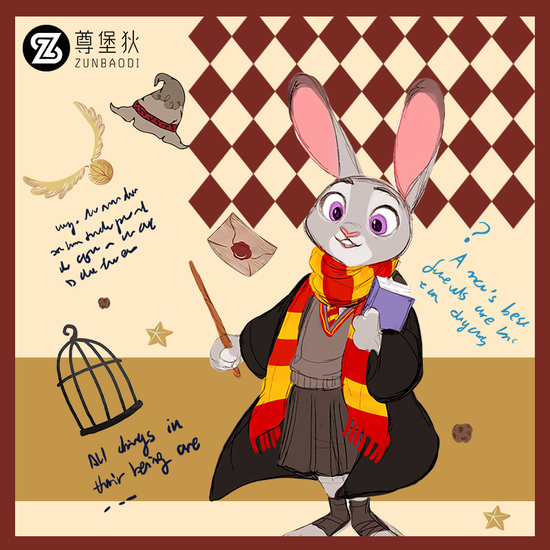 疯狂动物城尼克朱迪联名情侣卫衣