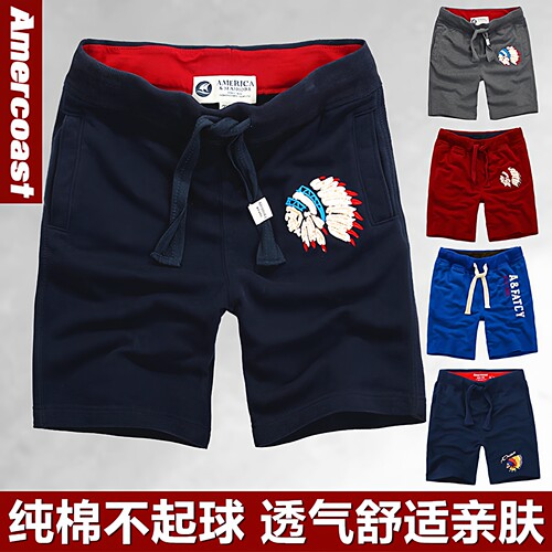 af短裤男夏季纯棉休闲薄款不起球