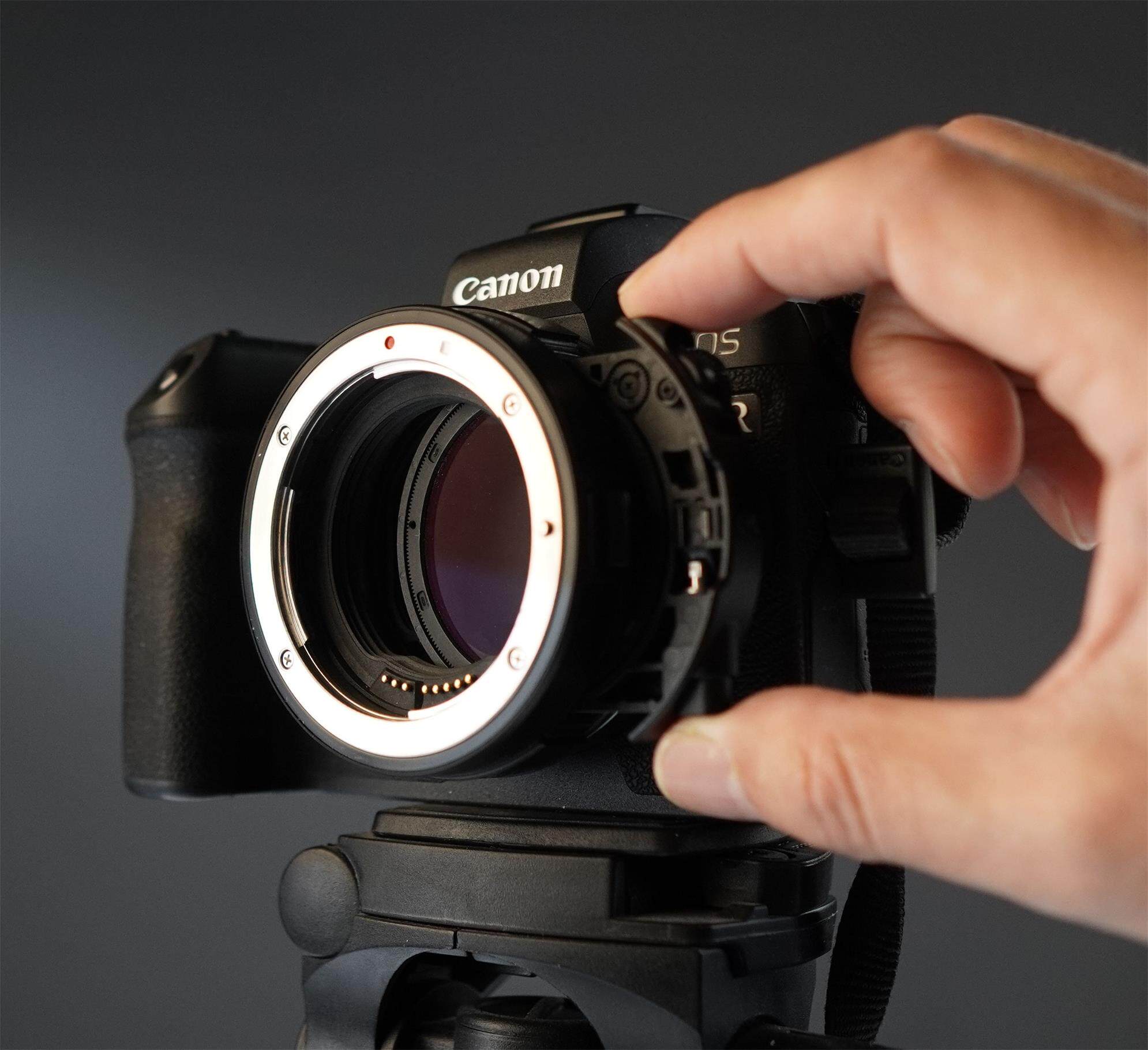 bway兰道佳能ef转eos r机身转接环插入式内置nd减光cpl偏振uv滤镜