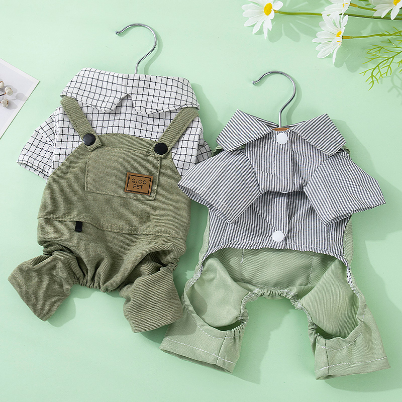 狗狗衣服春秋款小型犬背带四脚衣