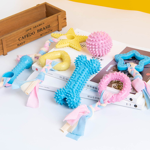 Puppy dog toy anti-boredom artifact teething stick puppy teddy koji small dog pet gum ball