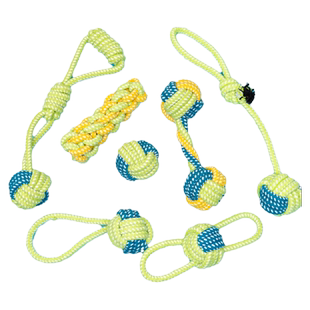 绳子玩具狗狗耐咬磨牙绳结球金毛泰迪边牧大小型犬互动拔河狗咬绳