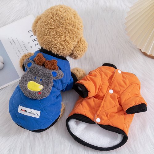 泰迪狗狗秋冬季加厚马甲2022新款