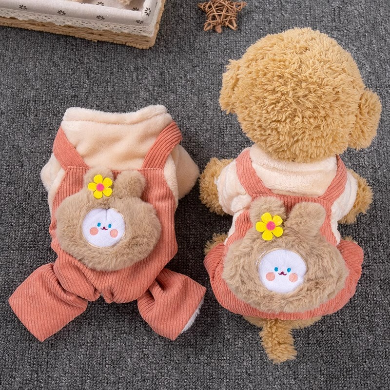 秋冬款狗狗四脚衣服冬天加厚保暖