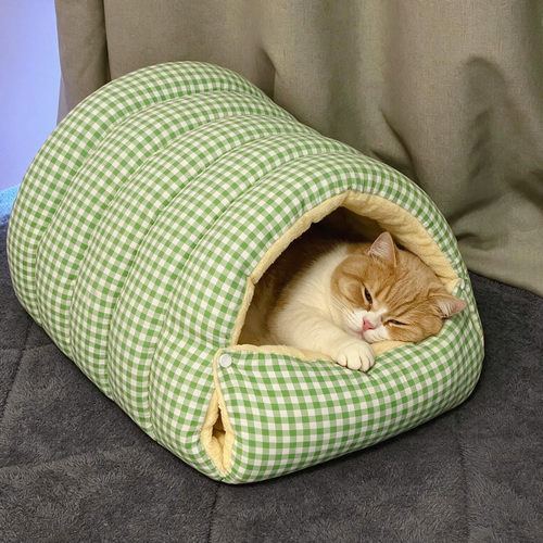猫窝秋冬季加厚保暖封闭式猫睡袋