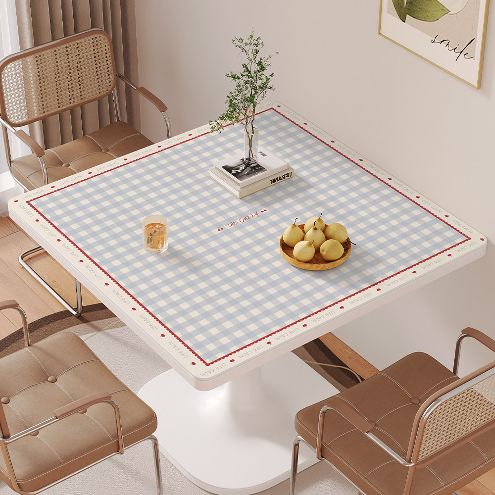 正方形桌布免洗防水防油方桌面保护垫pvc餐桌台布八仙桌茶几桌垫,居家布艺,桌布,淘宝优惠券,粉丝福利购,淘宝优惠卷