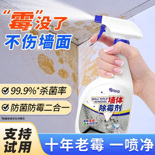 阴雨季墙体除霉剂去霉斑霉菌清洁剂墙面家用白墙壁防发霉喷雾神器
