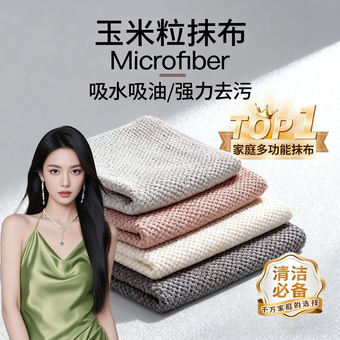 全网热销100w+超吸水抹布