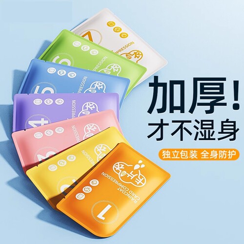 加厚卡片雨衣压缩便携一次性雨衣成人儿童旅行户外透明雨披防暴雨