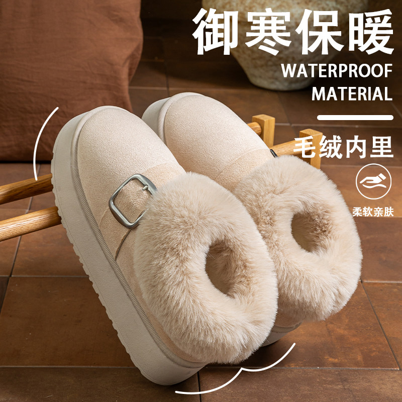 棉拖鞋女士冬季外穿2025新款