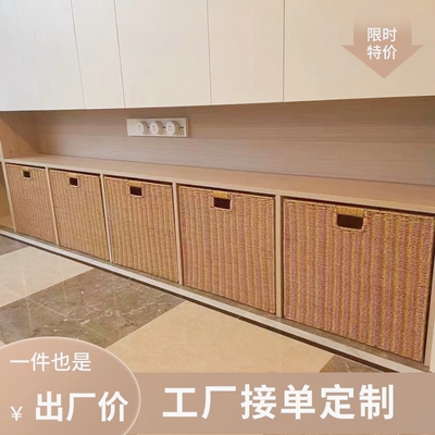 客厅电视柜收纳筐支持尺寸定制