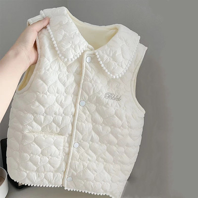 女宝宝摇粒绒背心公主