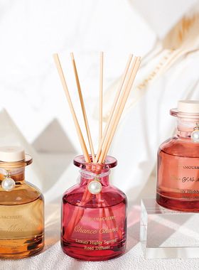 藤条香薰家居摆件半透明液体香薰留香持久藤条香薰挥发性香薰