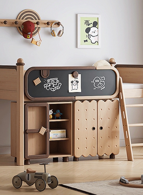Mother's Choice 饼干床儿童实木儿童上下收纳小户型中高床半高床