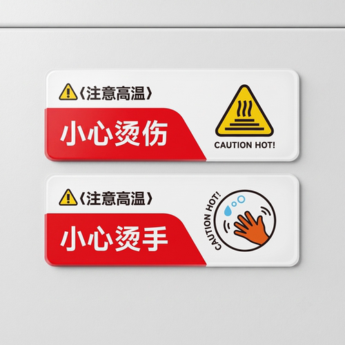 热水小心烫伤温馨提示贴饮