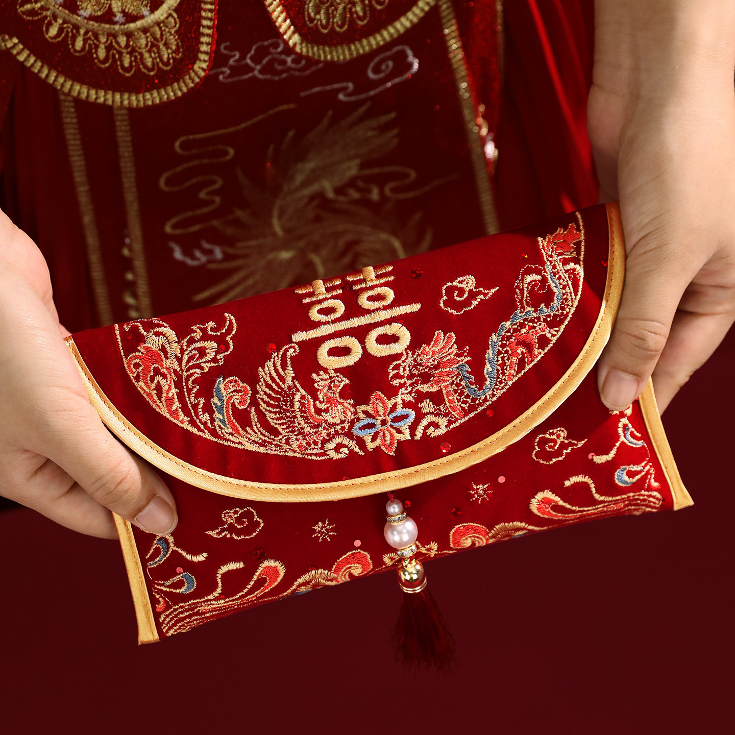 2026新款红包结婚专用高档万元布艺喜包婚礼改口费订婚大号利是封
