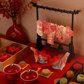 感装 订婚摆台布置结婚笔架婚礼中式 糕点甜品台摆件婚宴仪式 饰用品