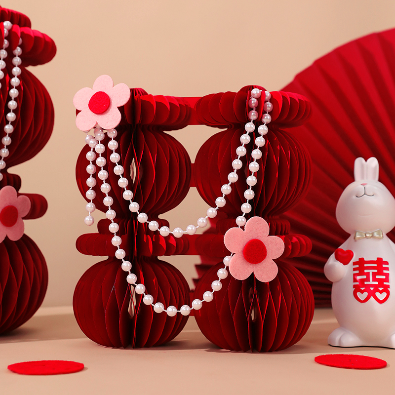 结婚礼立体喜字摆件订婚摆台布置