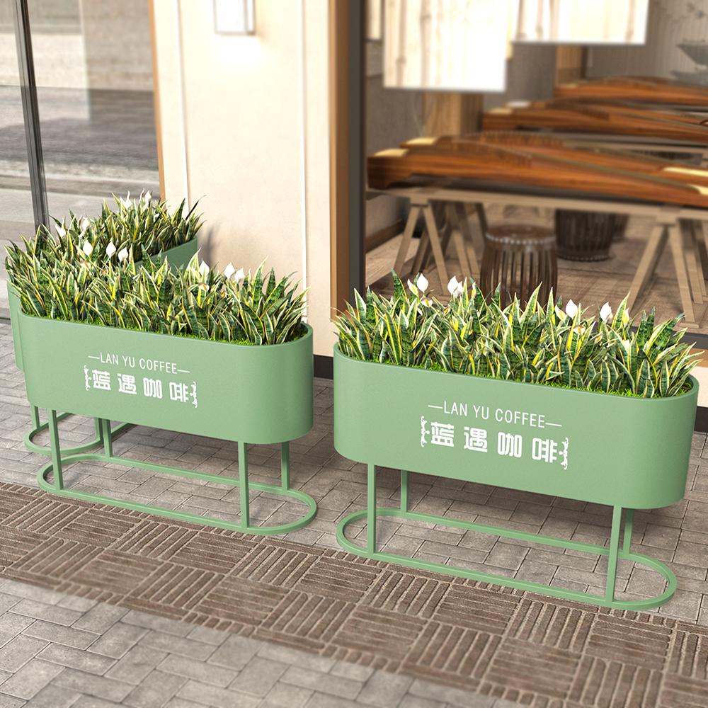 新款商业街外摆创意户外花架花箱